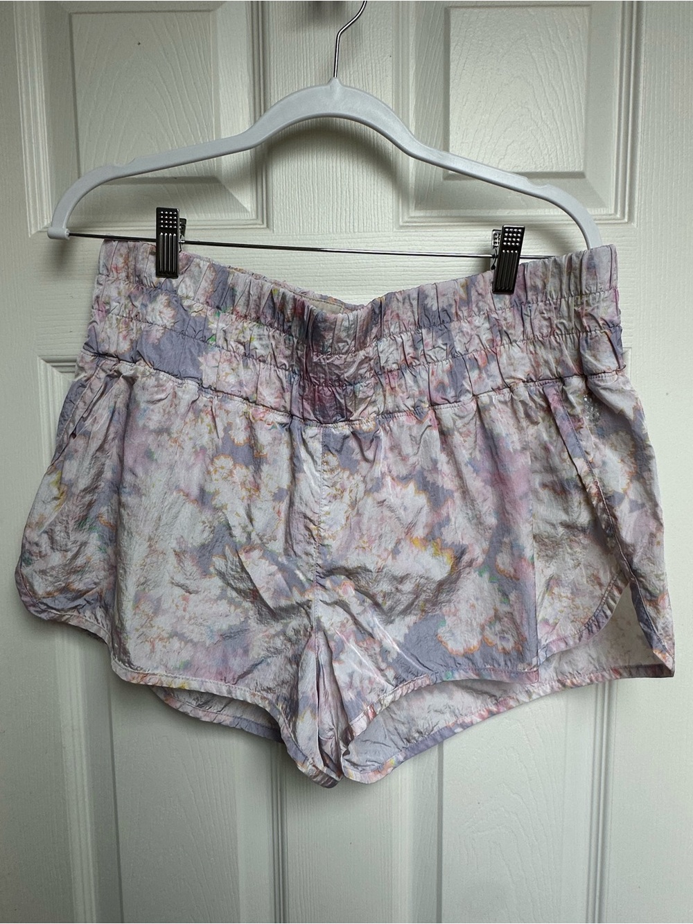 Free People x Match Light Pastel Floral Elastic-Waist Women's Shorts